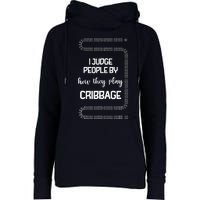 Cribbage Champion Cribbage Board Game Funny Cribbage Womens Funnel Neck Pullover Hood