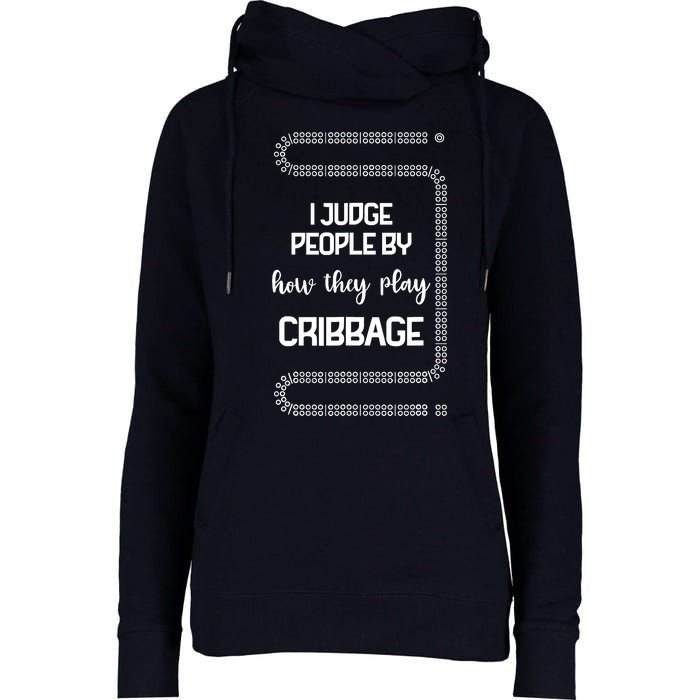 Cribbage Champion Cribbage Board Game Funny Cribbage Womens Funnel Neck Pullover Hood