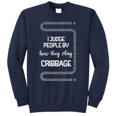 Cribbage Champion Cribbage Board Game Funny Cribbage Tall Sweatshirt