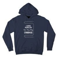 Cribbage Champion Cribbage Board Game Funny Cribbage Tall Hoodie