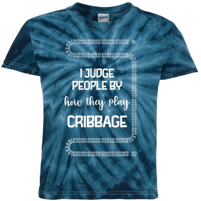 Cribbage Champion Cribbage Board Game Funny Cribbage Kids Tie-Dye T-Shirt