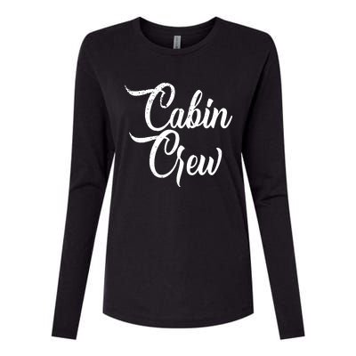 Cabin Crew Womens Cotton Relaxed Long Sleeve T-Shirt