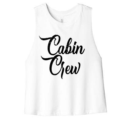 Cabin Crew Women's Racerback Cropped Tank