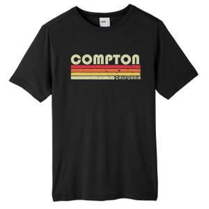 Compton Ca California Funny City Home Roots Gift Retro 80s Tall Fusion ChromaSoft Performance T-Shirt