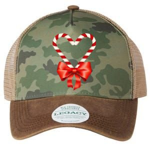 Christmas Candy Cane Heart For Children Legacy Tie Dye Trucker Hat