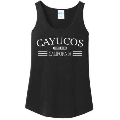 Cayucos California Ladies Essential Tank