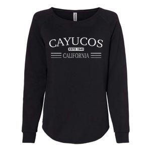 Cayucos California Womens California Wash Sweatshirt