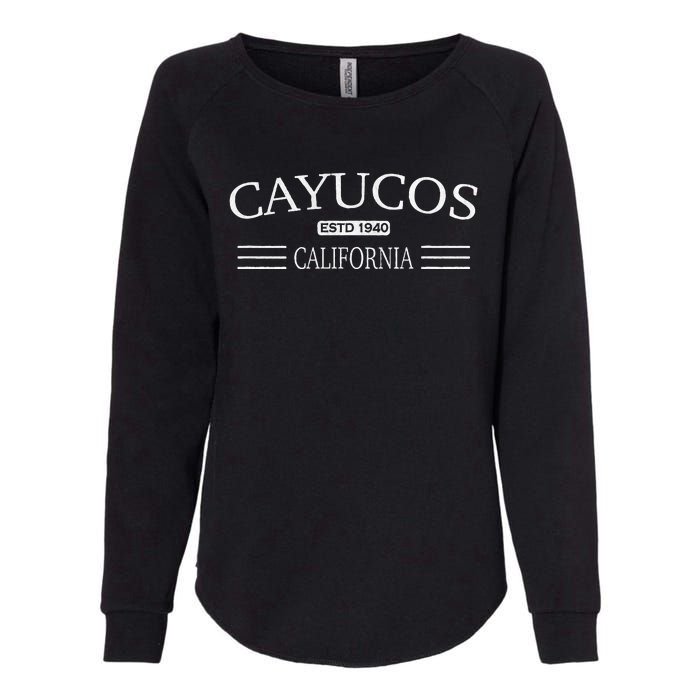 Cayucos California Womens California Wash Sweatshirt