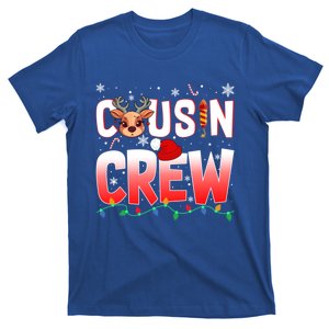 Cousin Crew Christmas Reindeer Santa Hat Xmas Funny Holiday Funny Gift T-Shirt