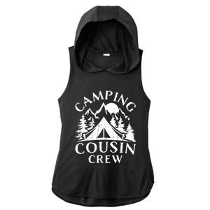 Camping Cousins Crew Family Reunion Road Trip Matching Gift Ladies PosiCharge Tri-Blend Wicking Draft Hoodie Tank