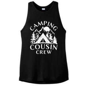 Camping Cousins Crew Family Reunion Road Trip Matching Gift Ladies PosiCharge Tri-Blend Wicking Tank