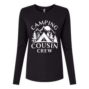 Camping Cousins Crew Family Reunion Road Trip Matching Gift Womens Cotton Relaxed Long Sleeve T-Shirt