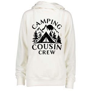 Camping Cousins Crew Family Reunion Road Trip Matching Gift Womens Funnel Neck Pullover Hood