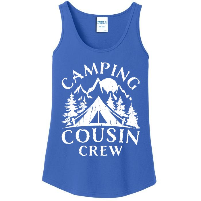 Camping Cousins Crew Family Reunion Road Trip Matching Gift Ladies Essential Tank