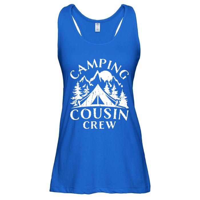 Camping Cousins Crew Family Reunion Road Trip Matching Gift Ladies Essential Flowy Tank