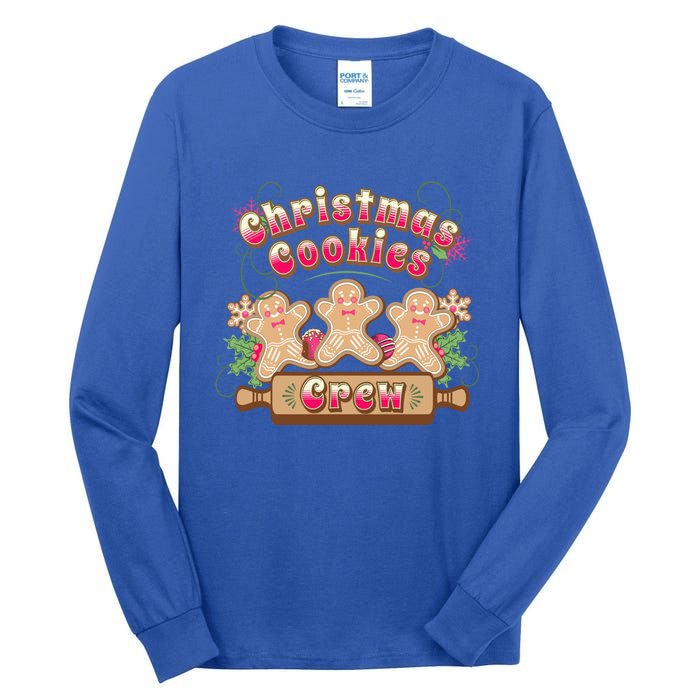 Christmas Cookies Crew Baking Season Funny Gift Tall Long Sleeve T-Shirt