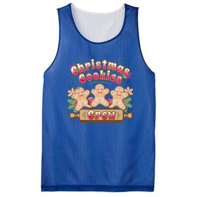 Christmas Cookies Crew Baking Season Funny Gift Mesh Reversible Basketball Jersey Tank