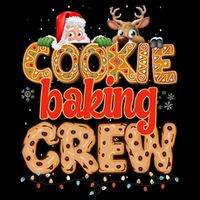 Christmas Cookie Crew Baking Pajamas Baking Family Funny 7-Panel Snapback Hat