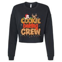 Christmas Cookie Crew Baking Pajamas Baking Family Funny Cropped Pullover Crew