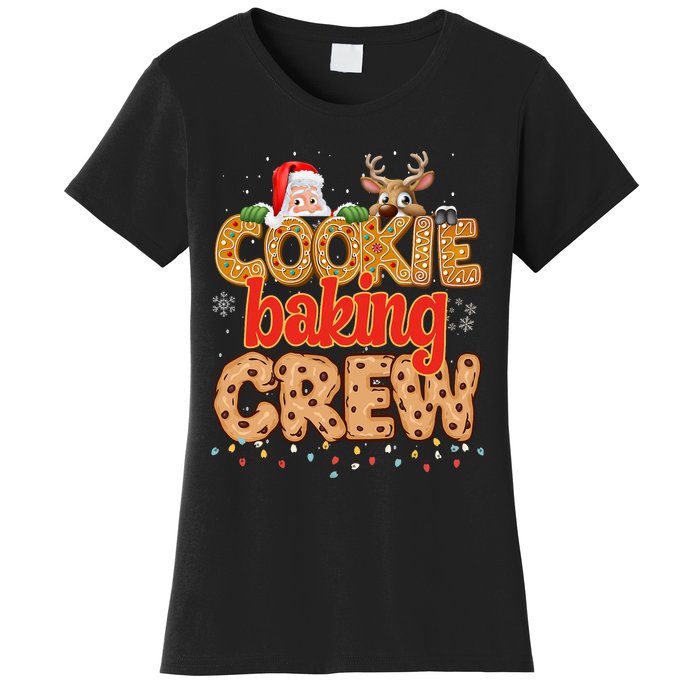 Christmas Cookie Crew Baking Pajamas Baking Family Funny Women's T-Shirt