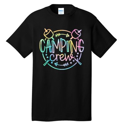 Camping Crew Camping Matching For Family Camper Group Gift Tall T-Shirt