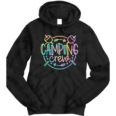 Camping Crew Camping Matching For Family Camper Group Gift Tie Dye Hoodie