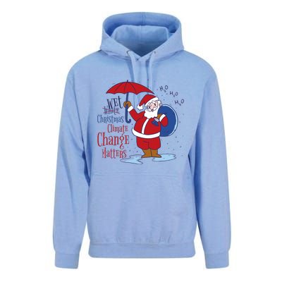 Climate Change Christmas Unisex Surf Hoodie