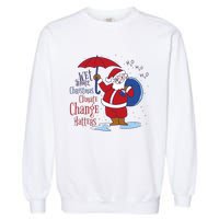 Climate Change Christmas Garment-Dyed Sweatshirt