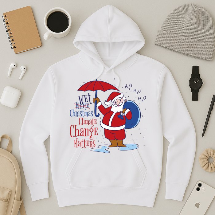 Climate Change Christmas Hoodie
