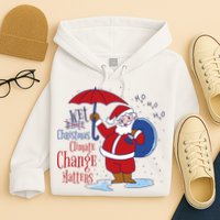 Climate Change Christmas Hoodie