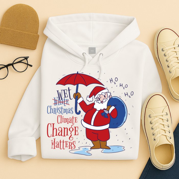 Climate Change Christmas Hoodie