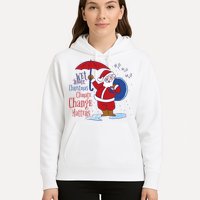 Climate Change Christmas Hoodie