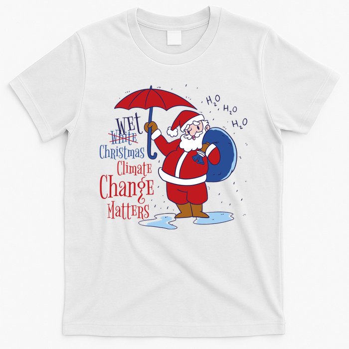 Climate Change Christmas T-Shirt