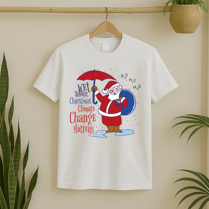 Climate Change Christmas T-Shirt