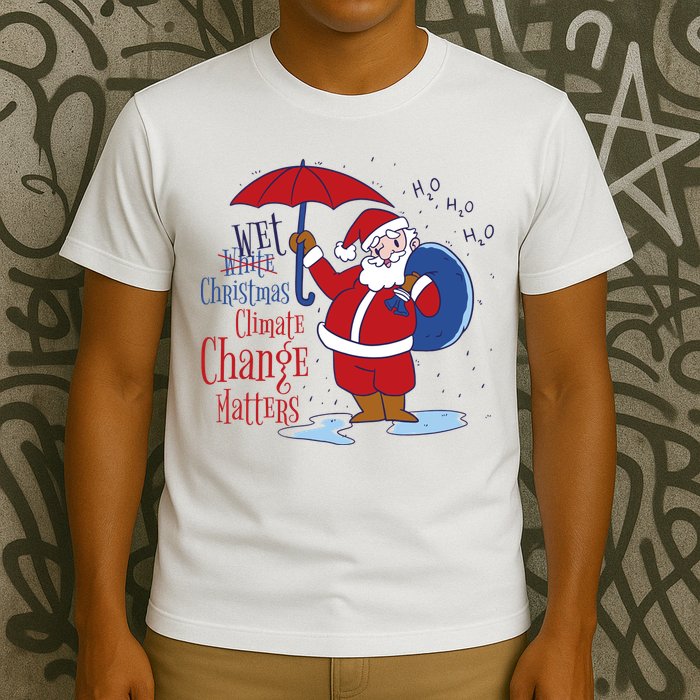 Climate Change Christmas T-Shirt