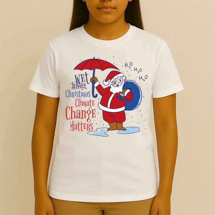 Climate Change Christmas T-Shirt