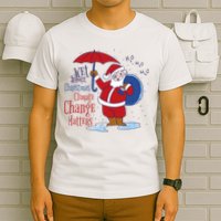 Climate Change Christmas T-Shirt