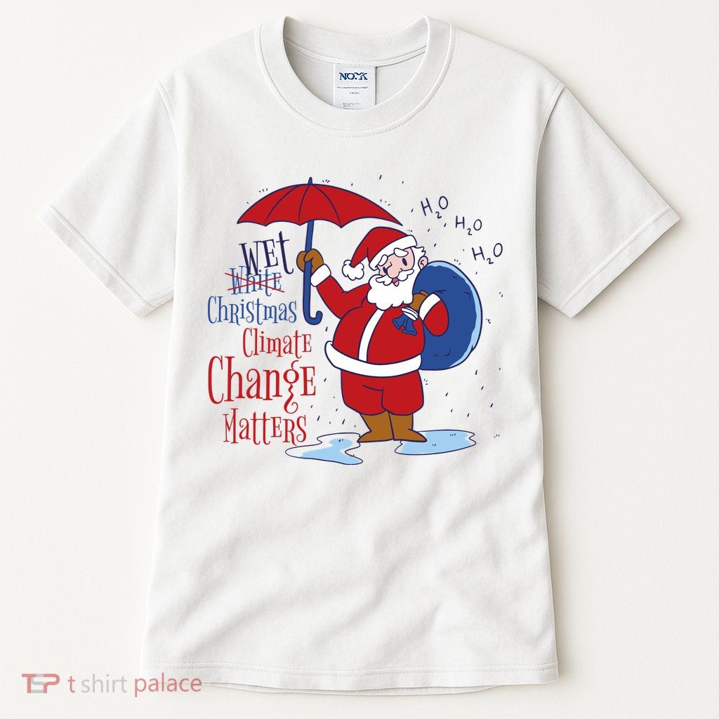 Climate Change Christmas Tall T-Shirt