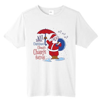 Climate Change Christmas Tall Fusion ChromaSoft Performance T-Shirt