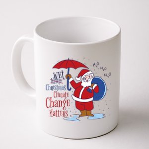 Climate Change Christmas Coffee Mug