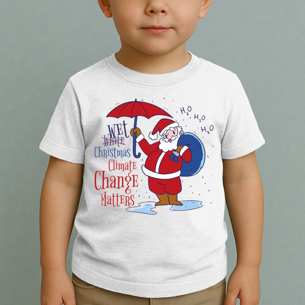 Climate Change Christmas Toddler T-Shirt