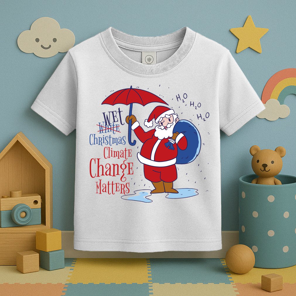 Climate Change Christmas Toddler T-Shirt