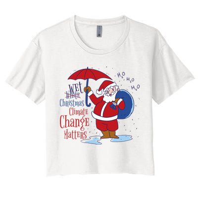 Climate Change Christmas Crop Top