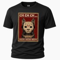 Ch Ch Ch Meow Meow Scary Halloween Cat Horror Slasher Movie Performance Shirt