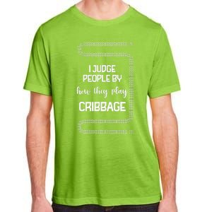 Cribbage Champion Cribbage Board Game Funny Cribbage Adult ChromaSoft Performance T-Shirt