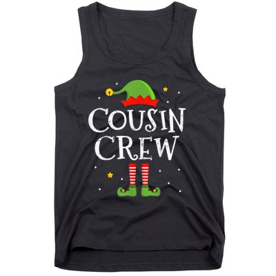 Christmas cousin crew with elf costume for family xmas Tank Top