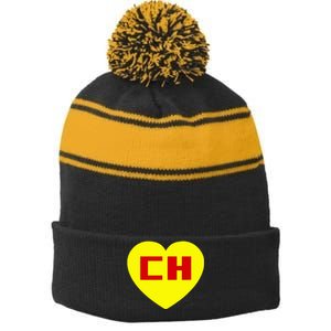 Chapulin Colorado Stripe Pom Pom Beanie