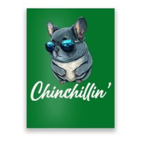 Chinchilla Chinchillin Chinchilla Lovers Funny Poster