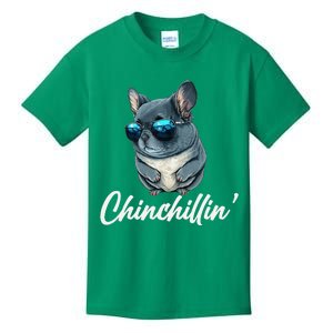 Chinchilla Chinchillin Chinchilla Lovers Funny Kids T-Shirt