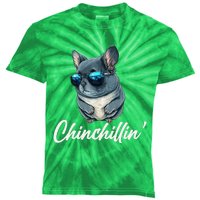 Chinchilla Chinchillin Chinchilla Lovers Funny Kids Tie-Dye T-Shirt